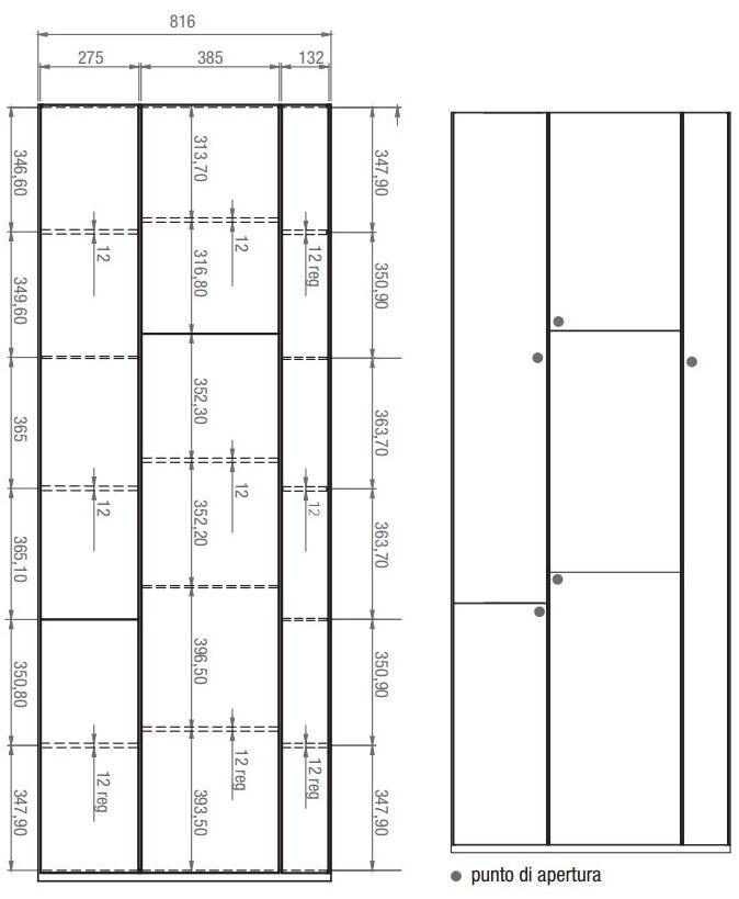 MDF Italia Модульная лакированная стенка для хранения из мдф Random sun-id-1368200 - Вид №5