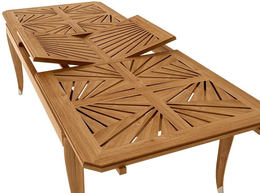 ASTELLO Прямоугольный садовый стол из тикового дерева раздвижной Jonquille Jq.tr1.l1.10 - Вид №2