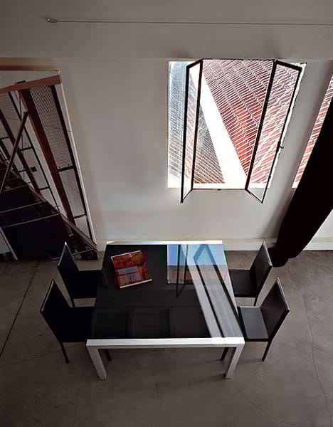 Раздвижной стол из алюминия и стекла Kristalia ARCH-00062075 - Вид №1