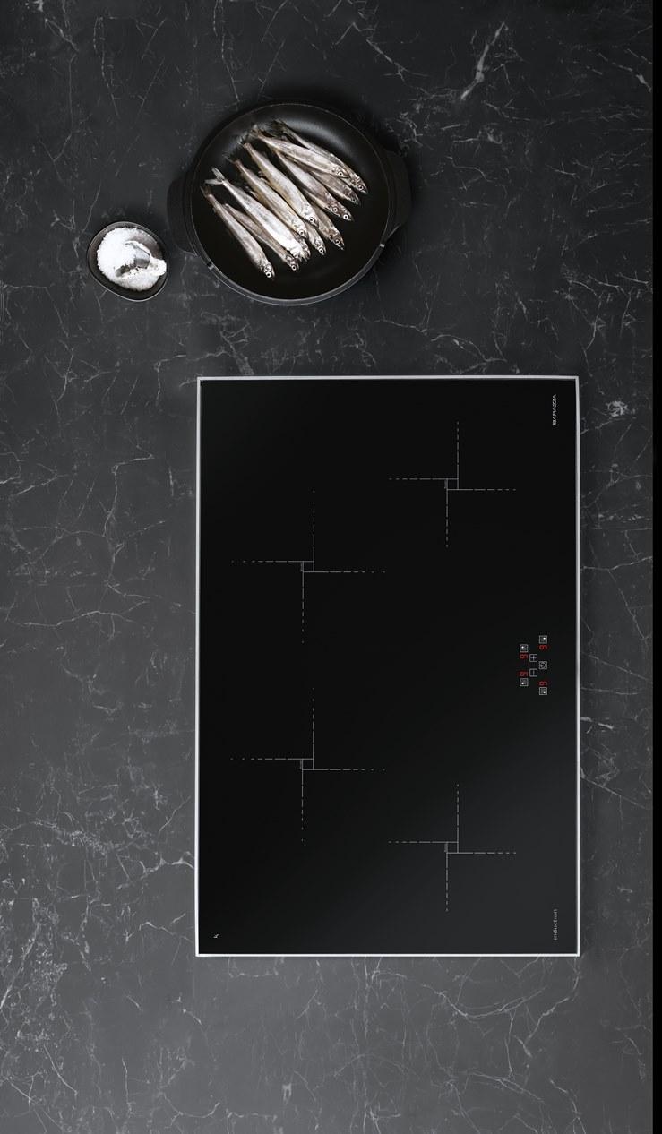 Barazza Встраиваемая индукционная стеклокерамическая плита Mizu kasai 1pkg80n - Вид №2