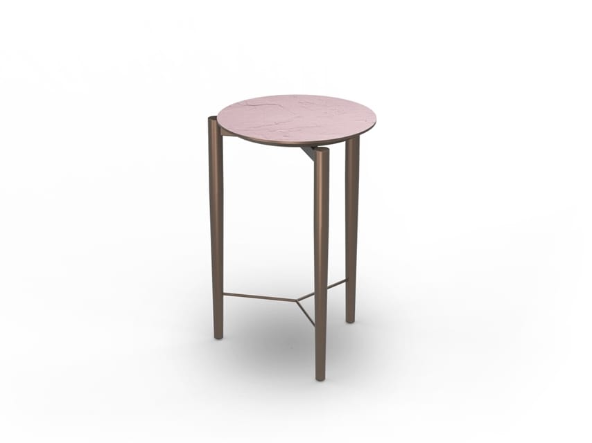 Круглый металлический журнальный столик MOMENTI DALÌ DL-01/02 ARCH-00143471