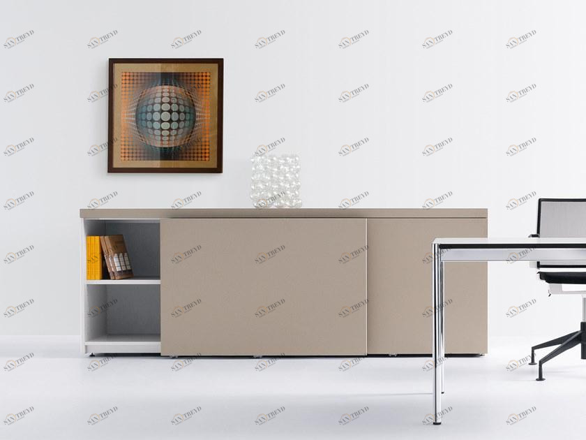 werner works Лакированный офисный шкаф с раздвижными дверцами Basic cap sun-id-1444230