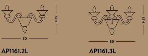 Cangini & Tucci Настенный светильник из дутого стекла Twist sun-id-1362388 - Вид №2