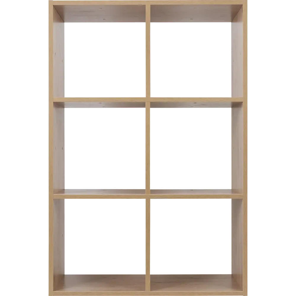 Стеллаж SPACEO KUB 3x2К, 70х104х31,7 см, цвет дуб 82037460 STLM-2099414  - Вид №1