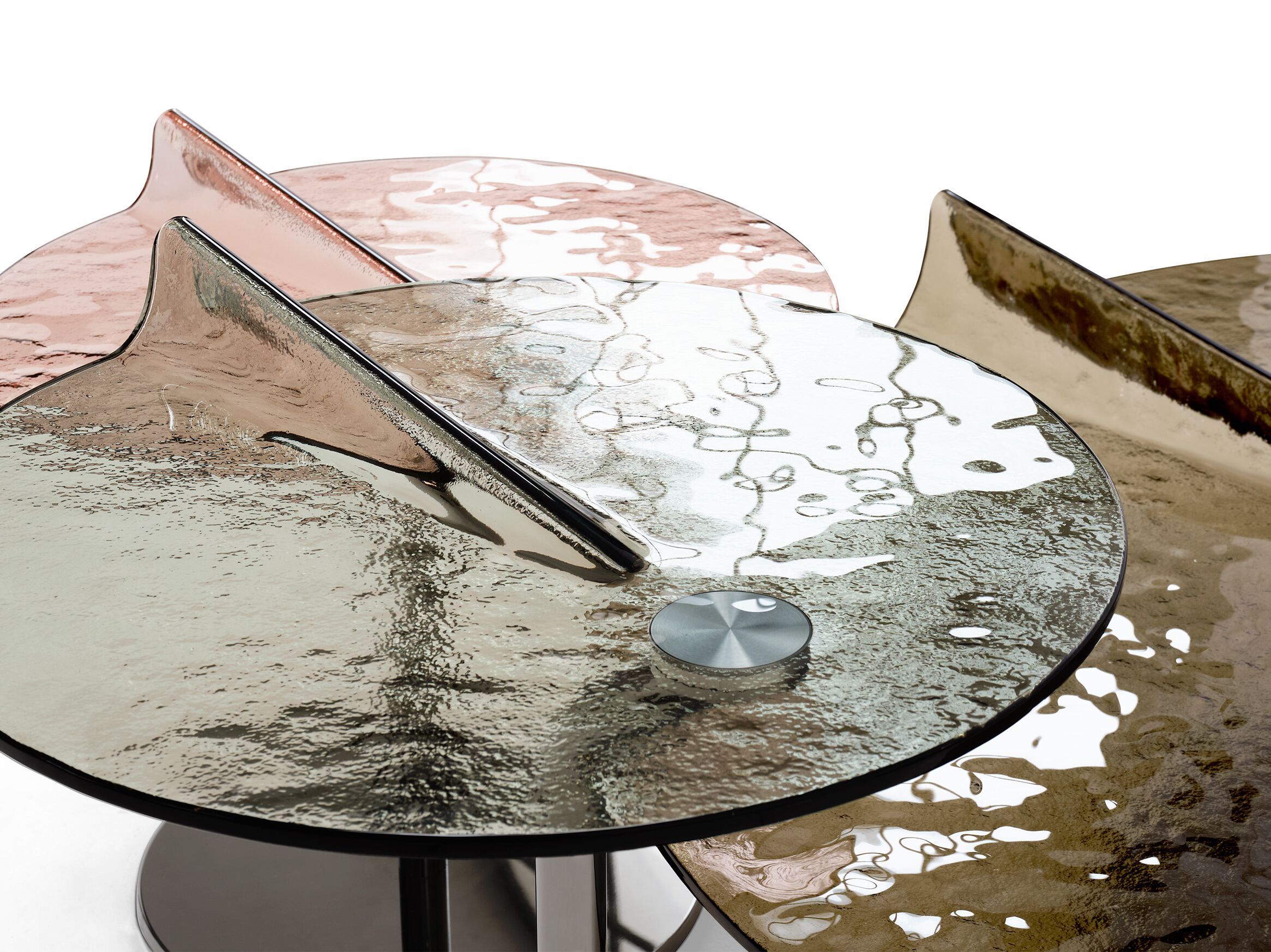 Стеклянный круглый журнальный столик Arketipo MAVERICK ARCH-00027396 - Вид №3