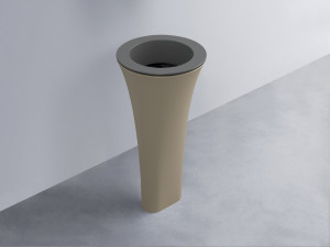 AMLA45-CM+AMPILT-N+AMCOLT-AV Раковина Amedeo Tondo отдельностоящая cielo Enjoy + Amedeo