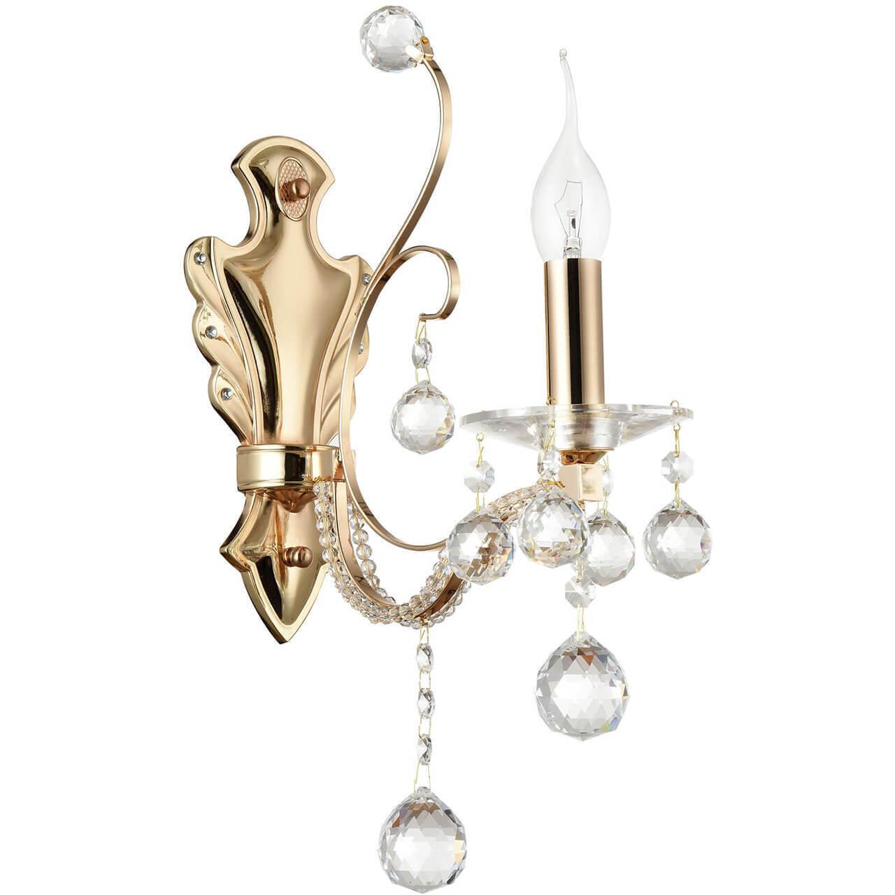 Бра настенное золотистое Freya Marlin FR1130-WL-01-G FREYA СВЕЧА 00-3928152 Золото  - Вид №1