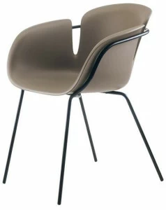 Albaplus Кресло на четырех ножках с подлокотниками Blumi