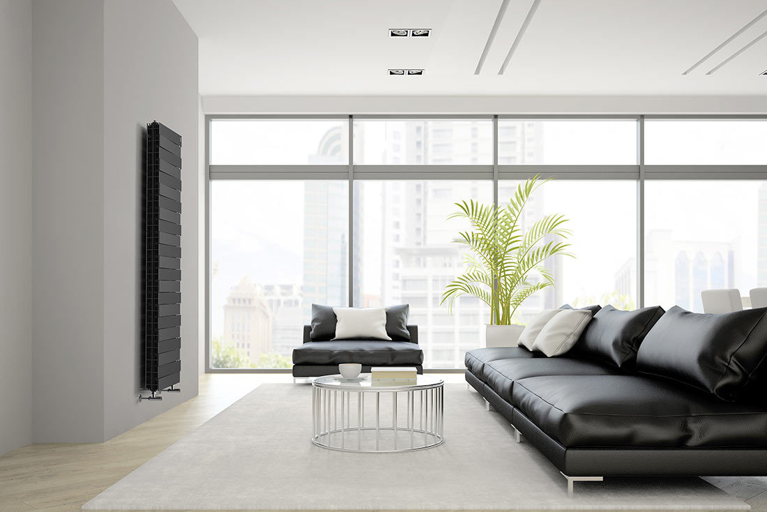 Радиатор биметаллический Royal Thermo PianoForte Tower Noir Sable (черный)  - 22 секции sun-id-645985 - Вид №3