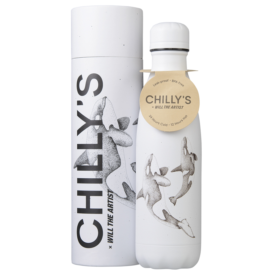 B500SL2ORC Термос sea life, orca, 500 мл Chilly's Bottles  - Вид №2