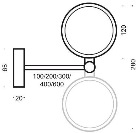 Top Light Настенный светильник из металла Puk side sun-id-1376577 - Вид №3