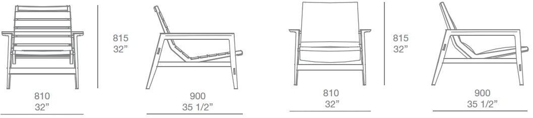 Poliform Кожаное кресло с подлокотниками Ipanema sun-id-1382168 - Вид №8