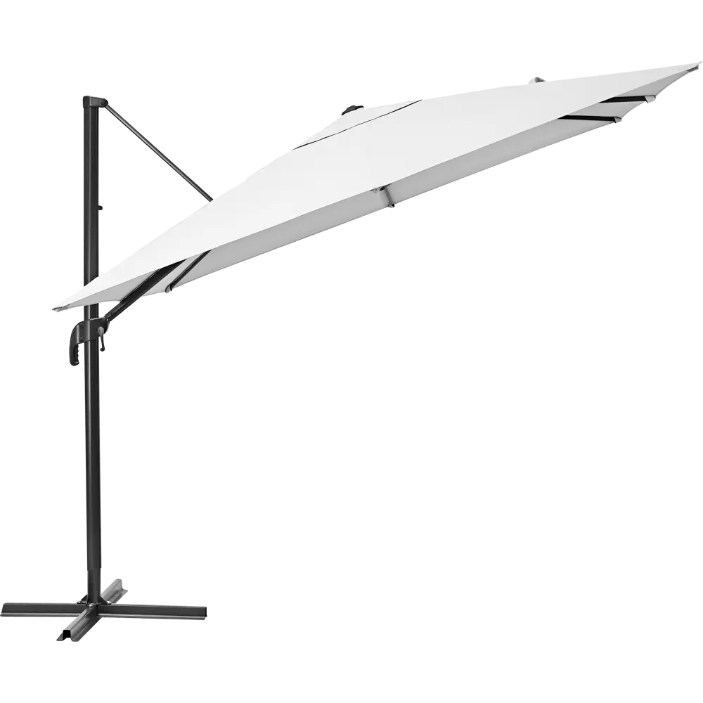 Naterial Aura — садовый зонт с боковой стойкой 286×286 см белый 82232810 STLM-1570652 - Вид №4