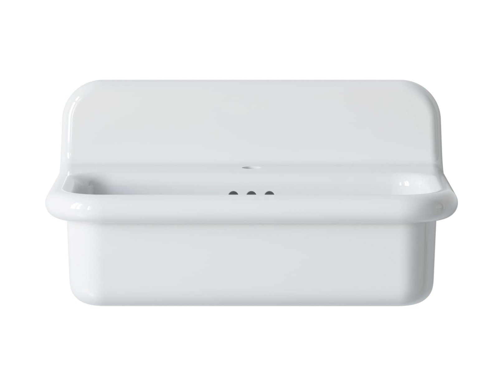 Прямоугольная керамическая подвесная раковина с переливом BLEU PROVENCE True Colors Lite ARCH-00137793 - Вид №2