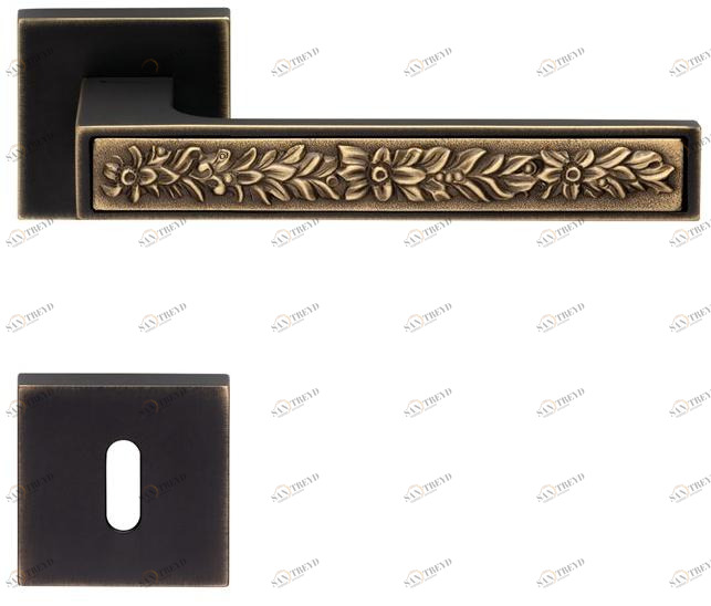 LINEA CALI' Ручка из латуни с накладкой Zen fusion sun-id-1410558