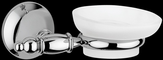 TM123 Мыльница в ванную, подвесная, из матового стекла bagno&associati TEMPO