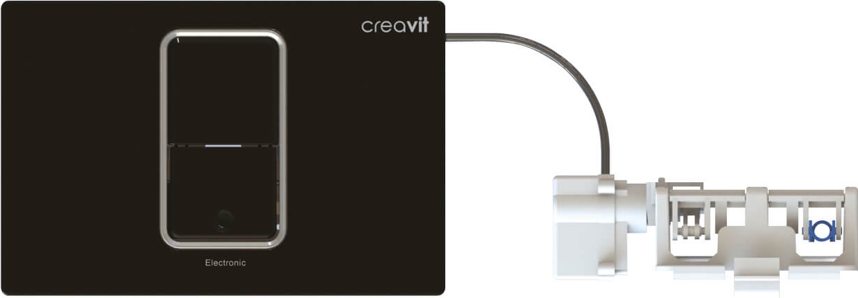 Панель управления с черным фотоэлементом + подвижный рычаг с электроприводом / FP8003.02 Creavit  - Вид №1