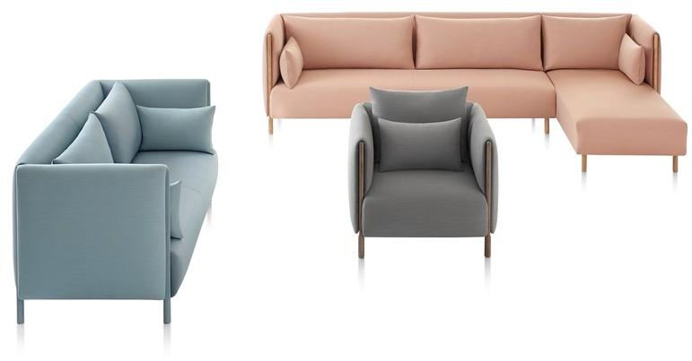 Herman Miller 2-местный тканевый диван Colourform sun-id-1361738 - Вид №9