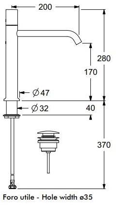 GUGLIELMI Смеситель для умывальника, однорычажный, с аэратором Sprint color sun-id-1475025 - Вид №41