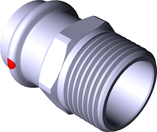 559 052 Модель 1111 Трубопроводные системы  Prestabo  Переходники/​переходные угольники Santreyd  - Вид №2