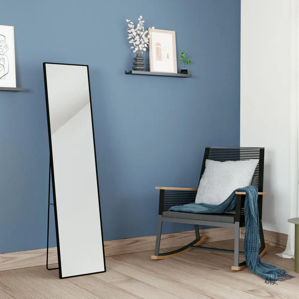 Полка настенная Spaceo Paris 60x10 см МДФ цвет чёрный 82877517 STLM-2078688  - Вид №6