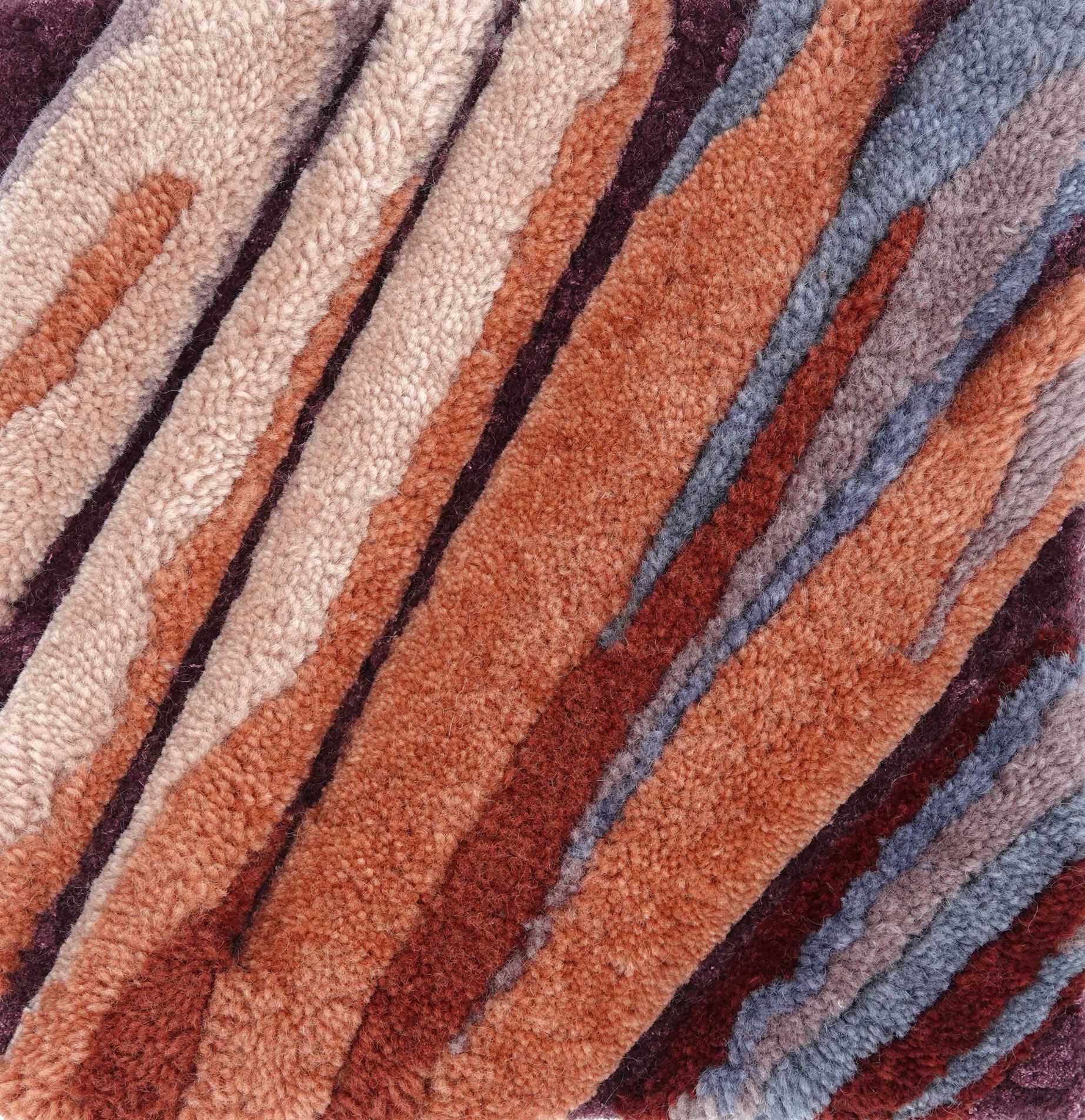 Изогнутый ковер ручной работы Tapis Rouge электрический ARCH-00044940 - Вид №2