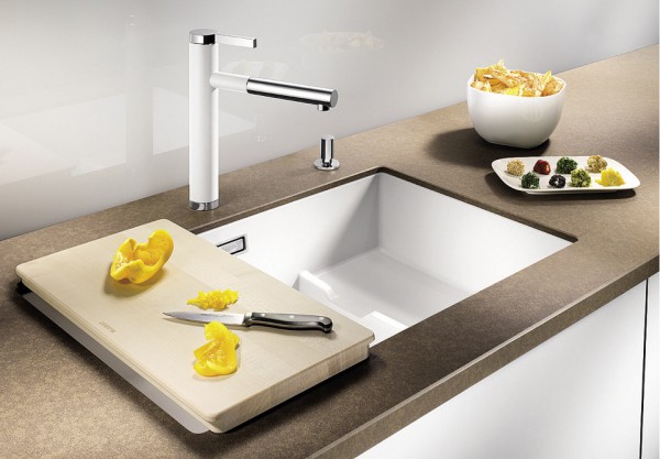 523542 Кухонная мойка Blanco Subline 700-U Level белый  Blanco Subline Белый - Вид №10