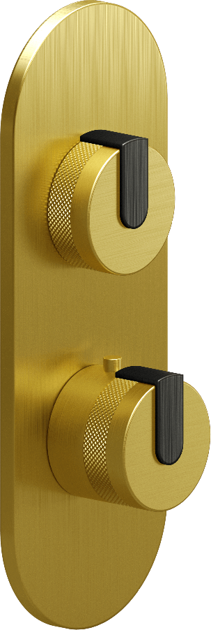 E-8026-R1BBE0-L1BOX-BB-T Планка M-Series с 2 ручками - Внешняя часть GRAFF MOD+