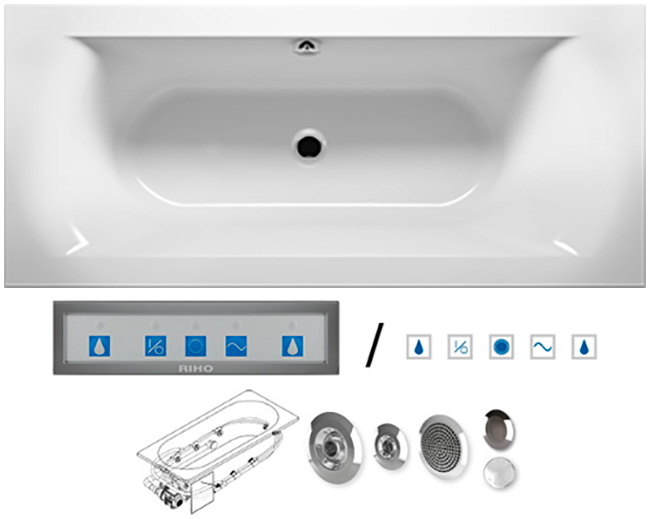 BB4400500000000_pro6 Ванна Riho Lima Santreyd - Вид №1