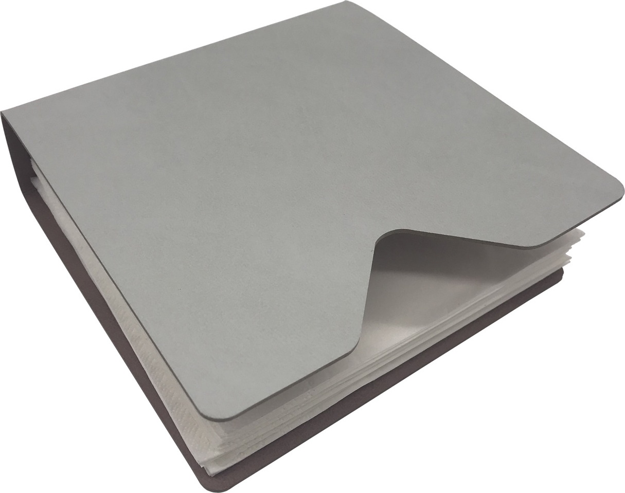 10646807 ADJ Прямоугольная салфетница с комплектом бумажных салфеток, устричный Кожа искусственная 