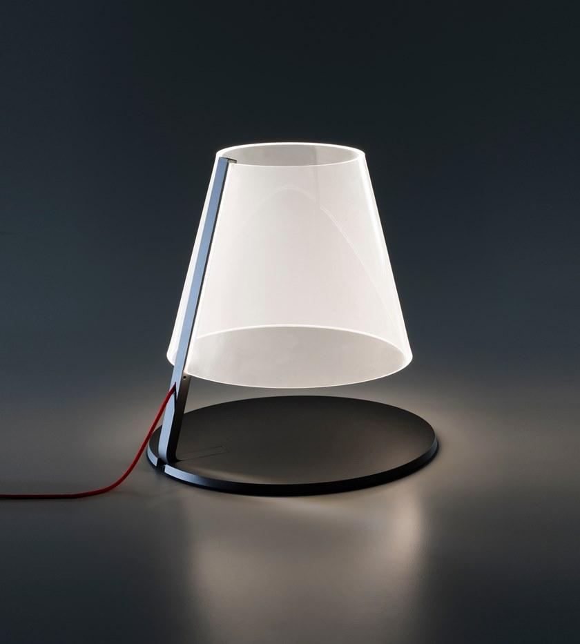 Martinelli Luce Настольная лампа из алюминия с абажуром из метакрилата  827  - Вид №2