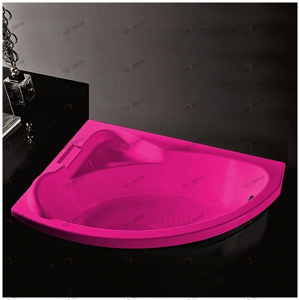 Ванна Gruppo tressee Syria V6550-SX-R розовая угловая встроенная левая Gruppo Treesse VINV6550SXR