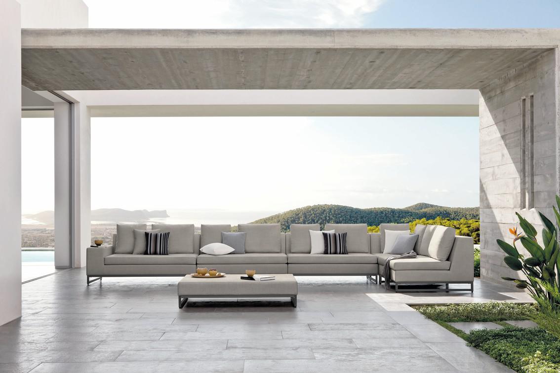 MNST50 Подставка для ног среднего размера лава лотосовый воробей Manutti Zendo - Вид №1