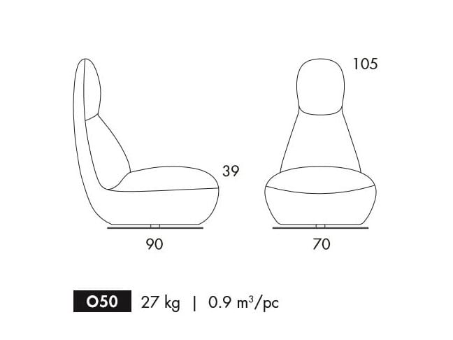 Вращающееся кресло Bla Station Oppo ARCH-00151437 - Вид №12