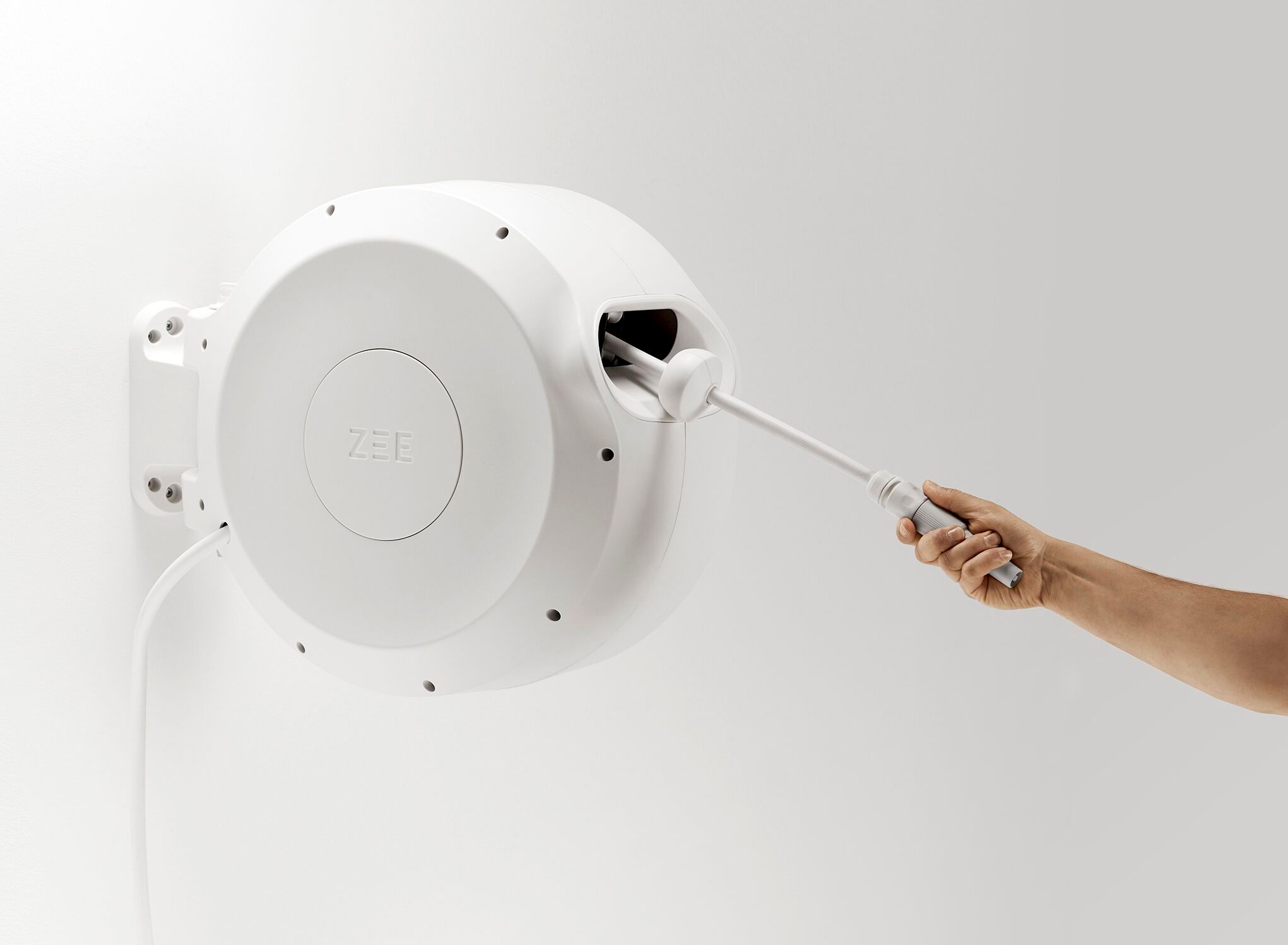 Пластиковая катушка шланга Mirtoon MIRTOON 30M WHITE ARCH-00030961 - Вид №1