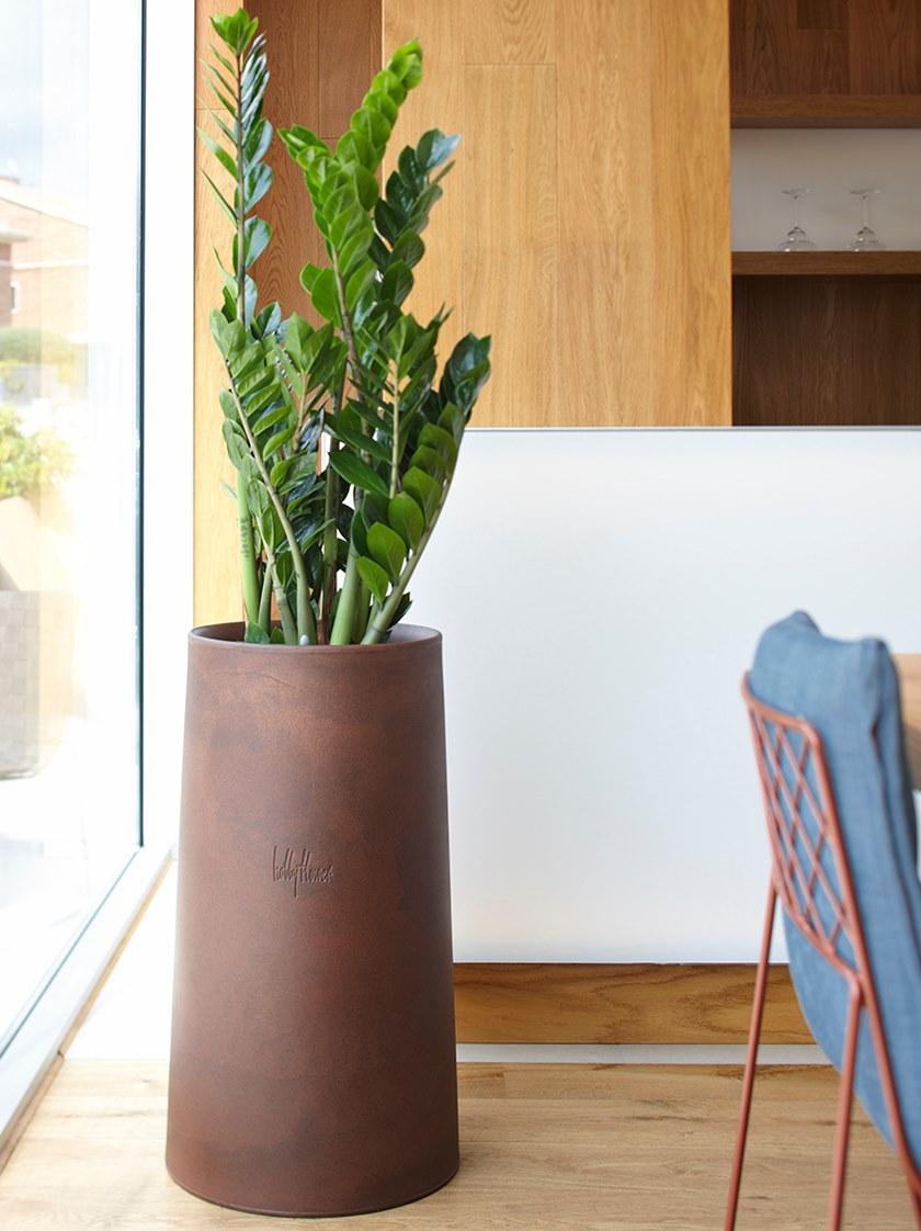 Hobby Flower Высокий горшок из полиэтилена с автоматическим поливом Novo sun-id-1419894 - Вид №2