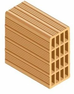 T2D Кирпичный блок с высокой биосовместимостью Ecopor® 311 16