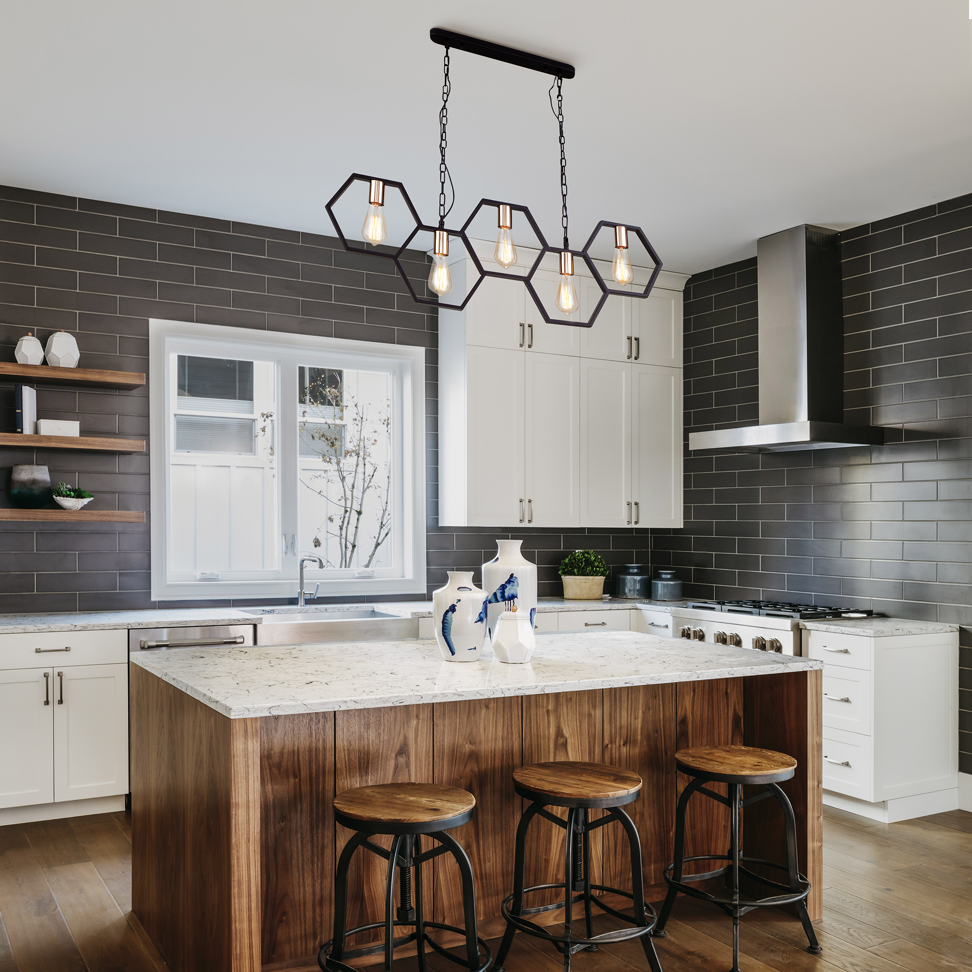 Eurosvet Arnia — подвесной светильник с 5 плафонами для гостиной и кухни 84784536 STLM-0055101 - Вид №8