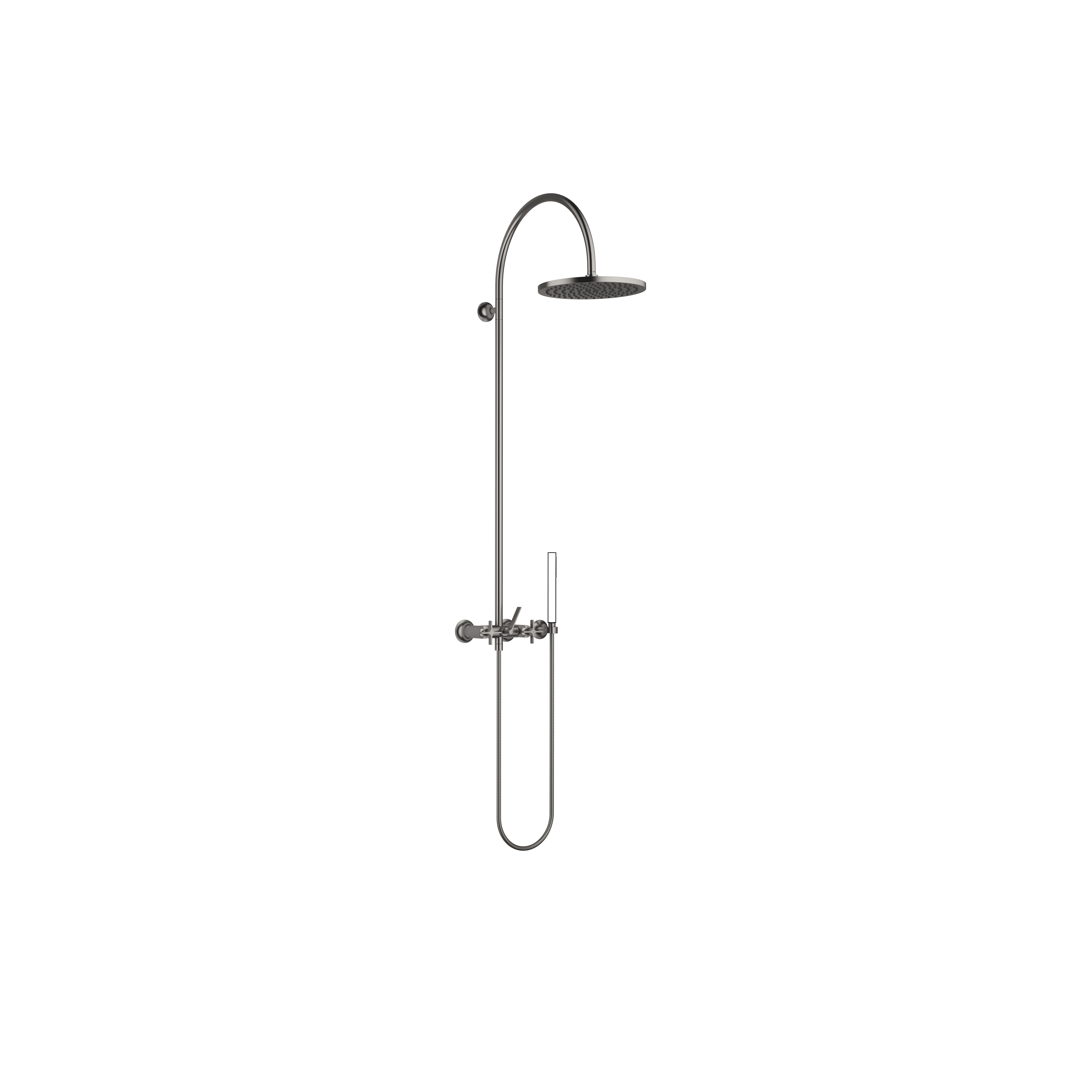 VAIA Showerpipe со смесителем для душа без ручного душа - матовая темная платина DornBracht 26632809-99