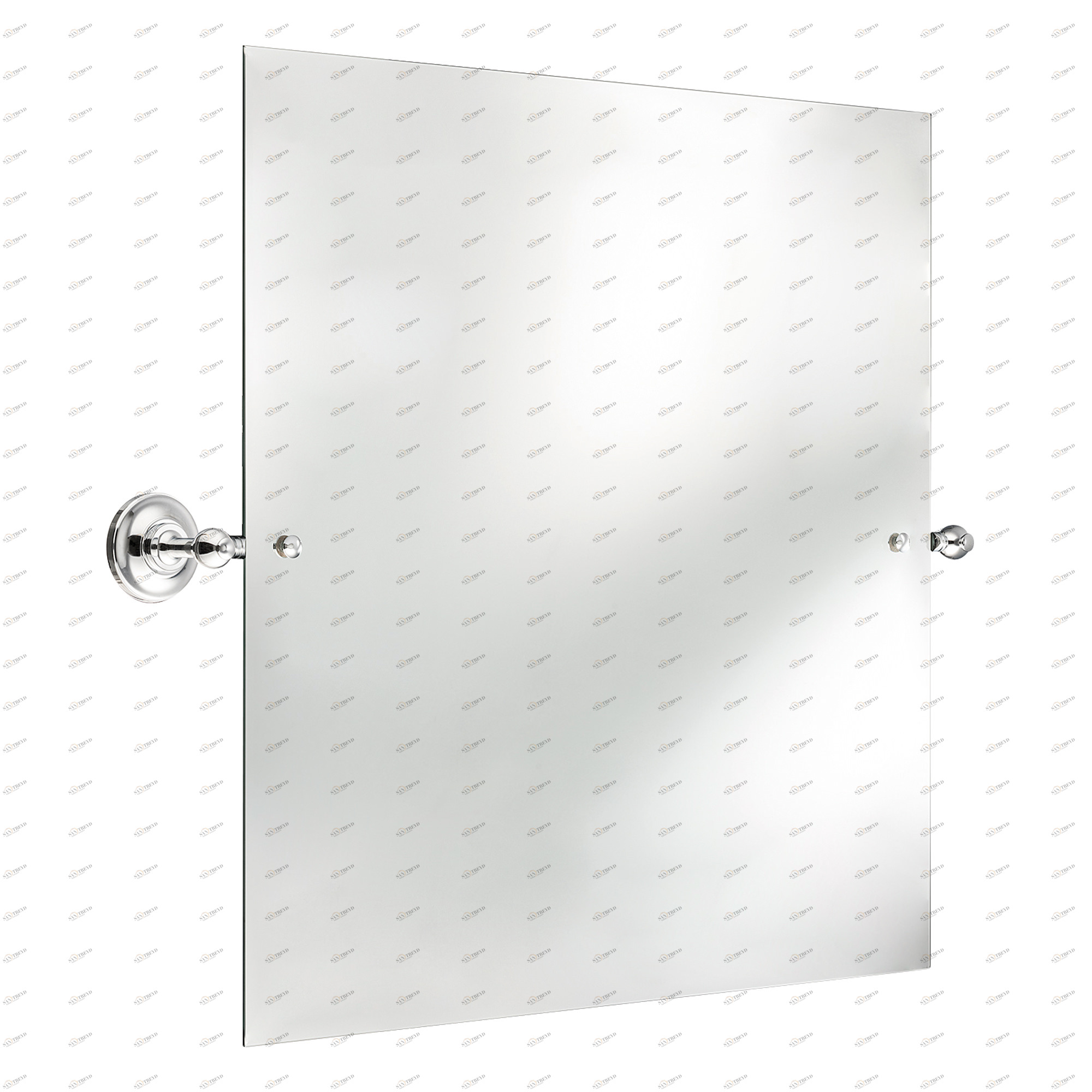 Traditional bathrooms Зеркало квадратное Tb686.ag Стекло / латунь / фарфор 