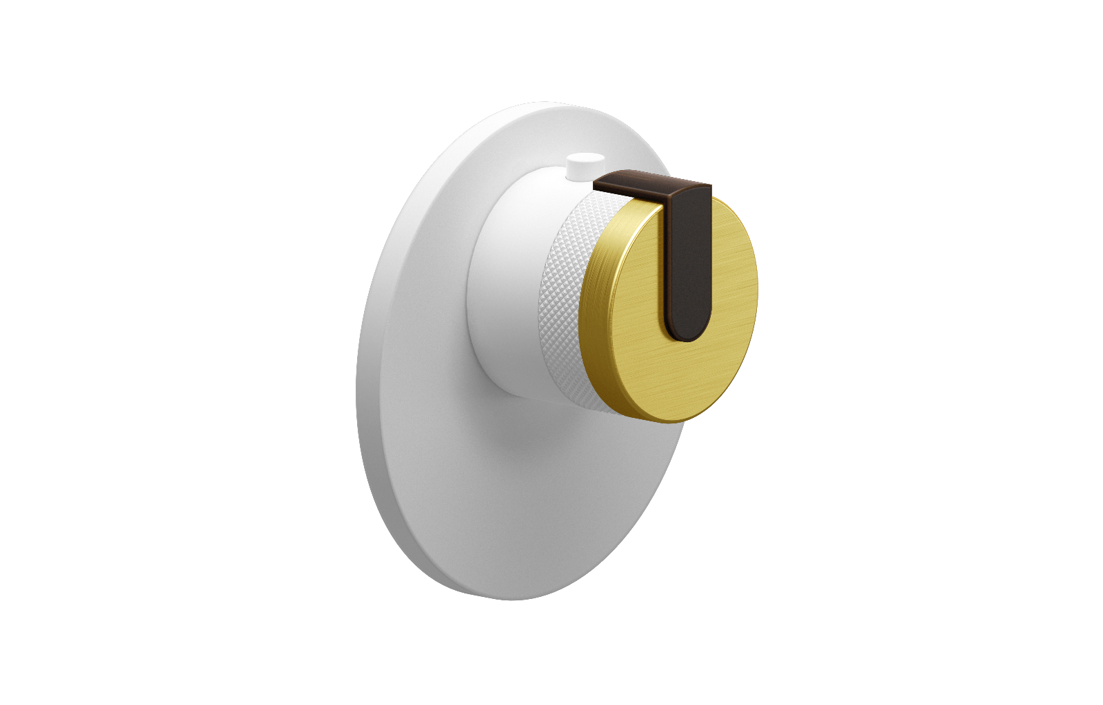 E-8027-R1BBE-L1OB-WT-T Термостатический переключатель 3/4-Внешняя часть GRAFF MOD+