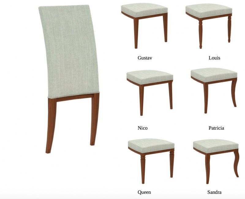 SELVA Стул из мягкой ткани  1610  - Вид №1