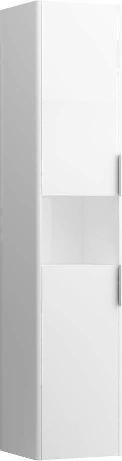H4026911102601 Шкафчик высокий - левый с двумя дверцами и открытой полкой LAUFEN PRO