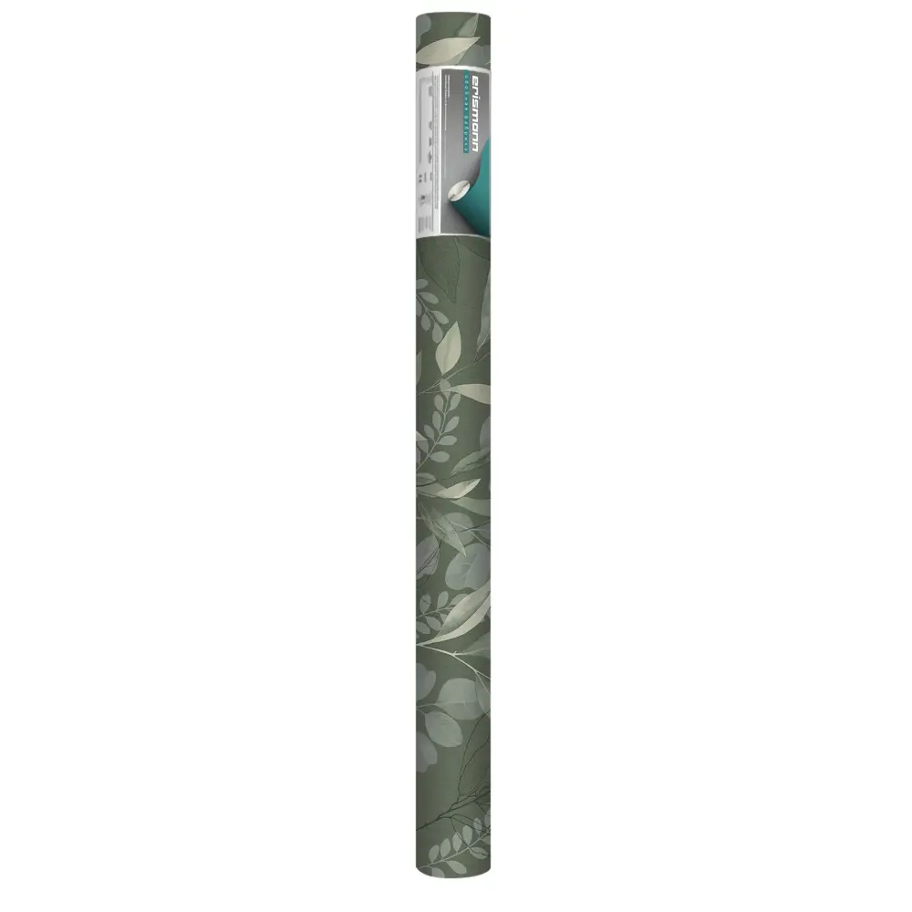 Обои флизелиновые Erismann Aeris зеленые 1.06 м ЭР61040-06 89449125 STLM-2021158 - Вид №3
