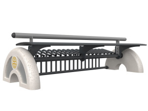 Стальная скамья / стойка для велосипедов