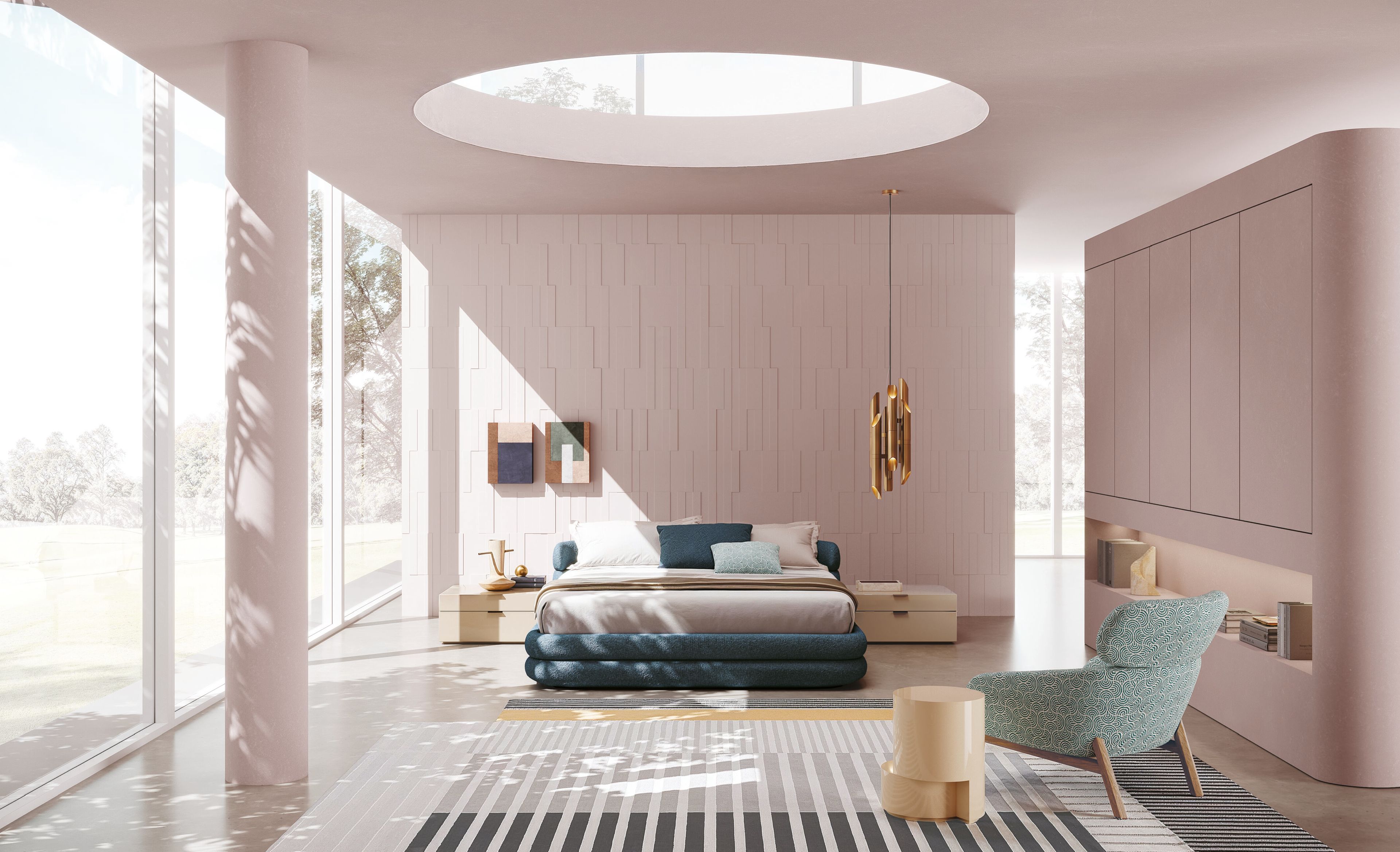 Полосатый ковер ручной работы Casamilano CROSS ARCH-00049261 - Вид №3