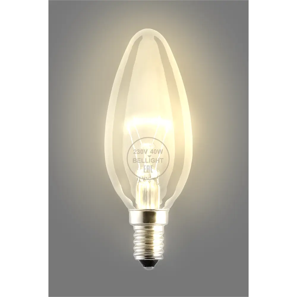 Лампа Bellight E14 40Вт свеча с теплым светом 89365478 STLM-0924724 - Вид №2