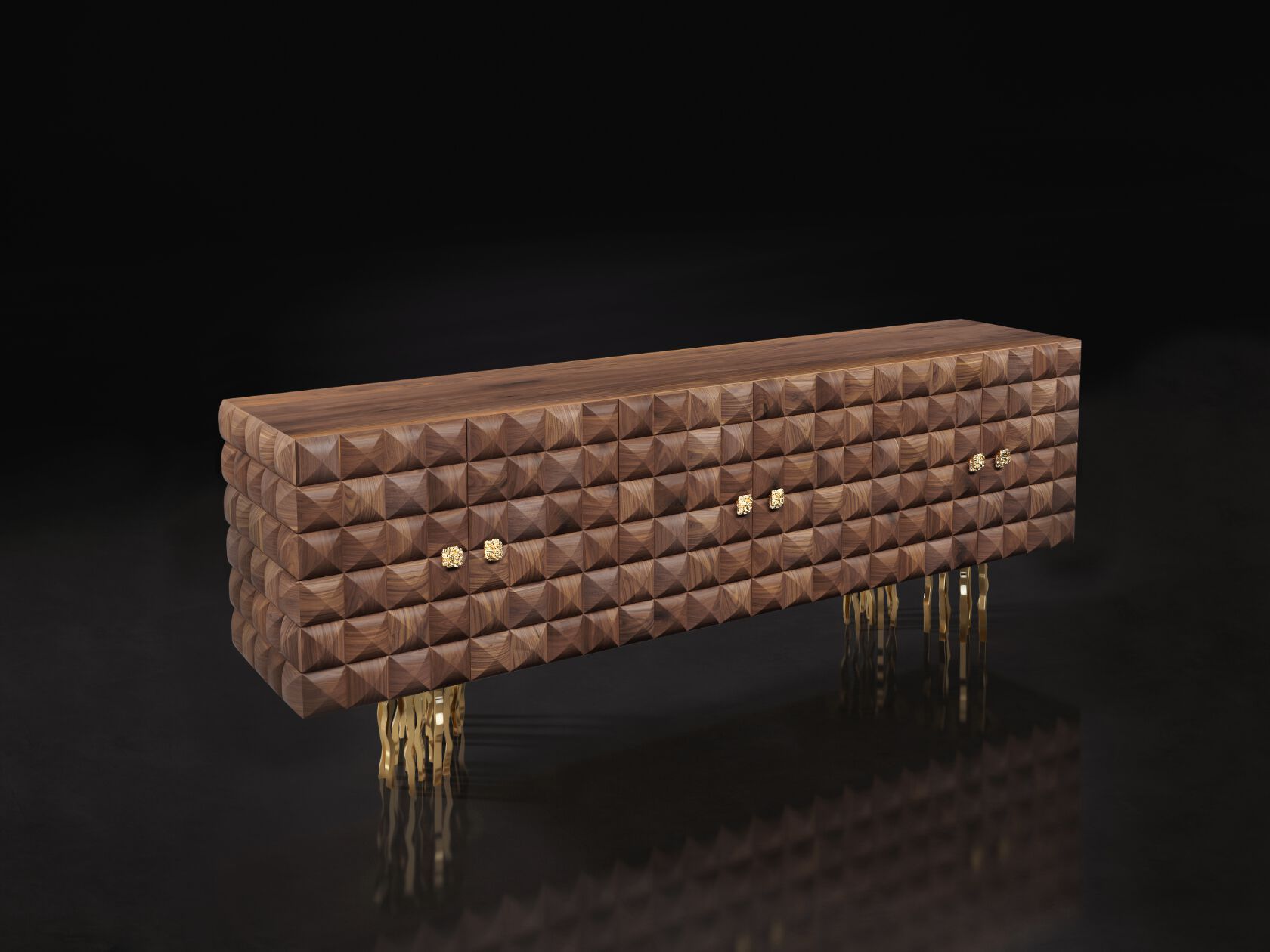 Шкаф из массива дерева с распашными дверцами Il Pezzo Mancante кусок 10 ARCH-00151615 - Вид №4