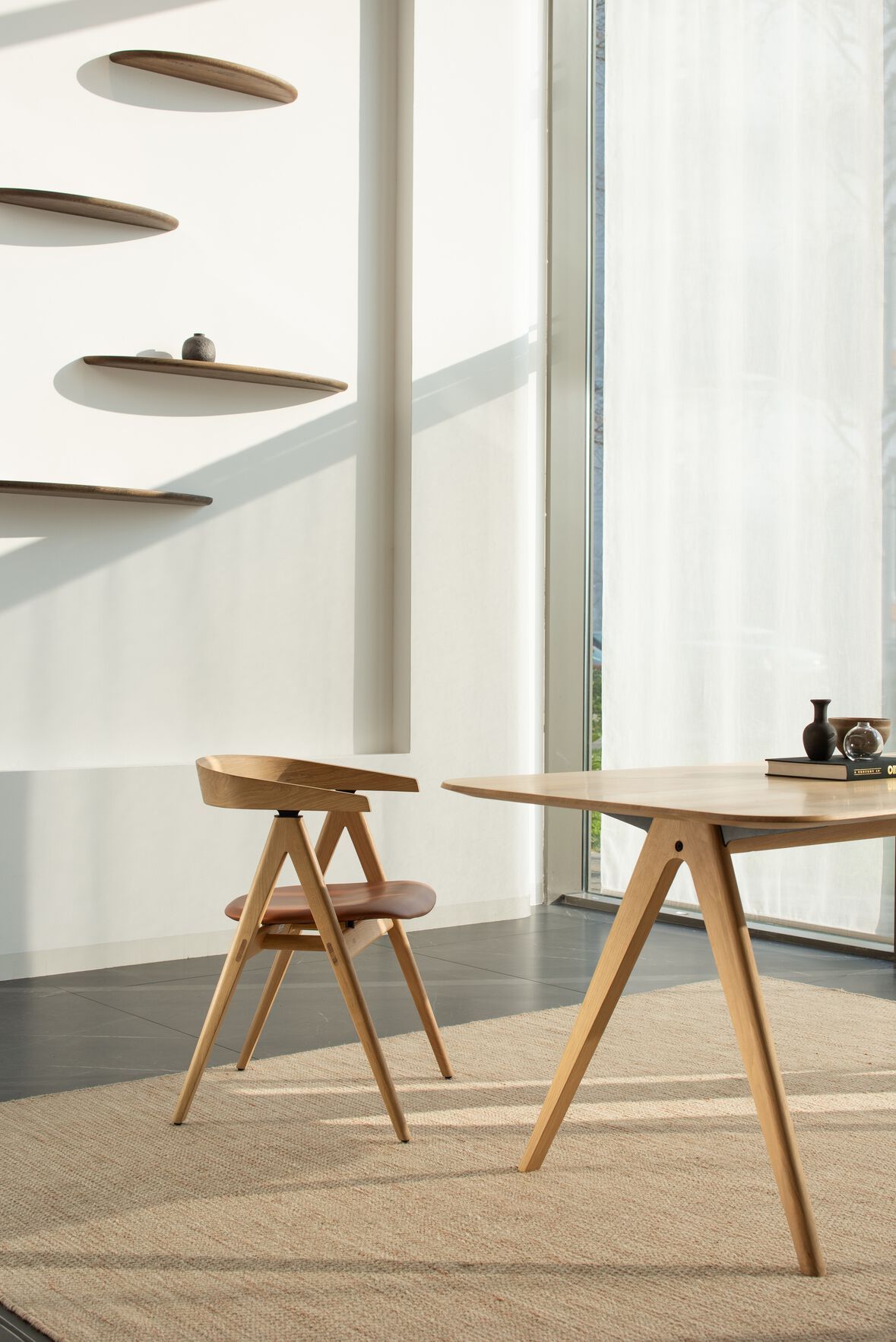 Прямоугольный дубовый стол Gazzda Ava ARCH-00093703 - Вид №17