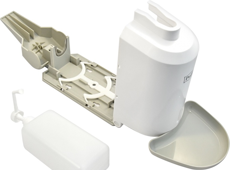 1402.169 Локтевой дозатор универсальный для жидкого мыла и дез растворов 1000 мл пластиковый 8193 PUFF  - Вид №3